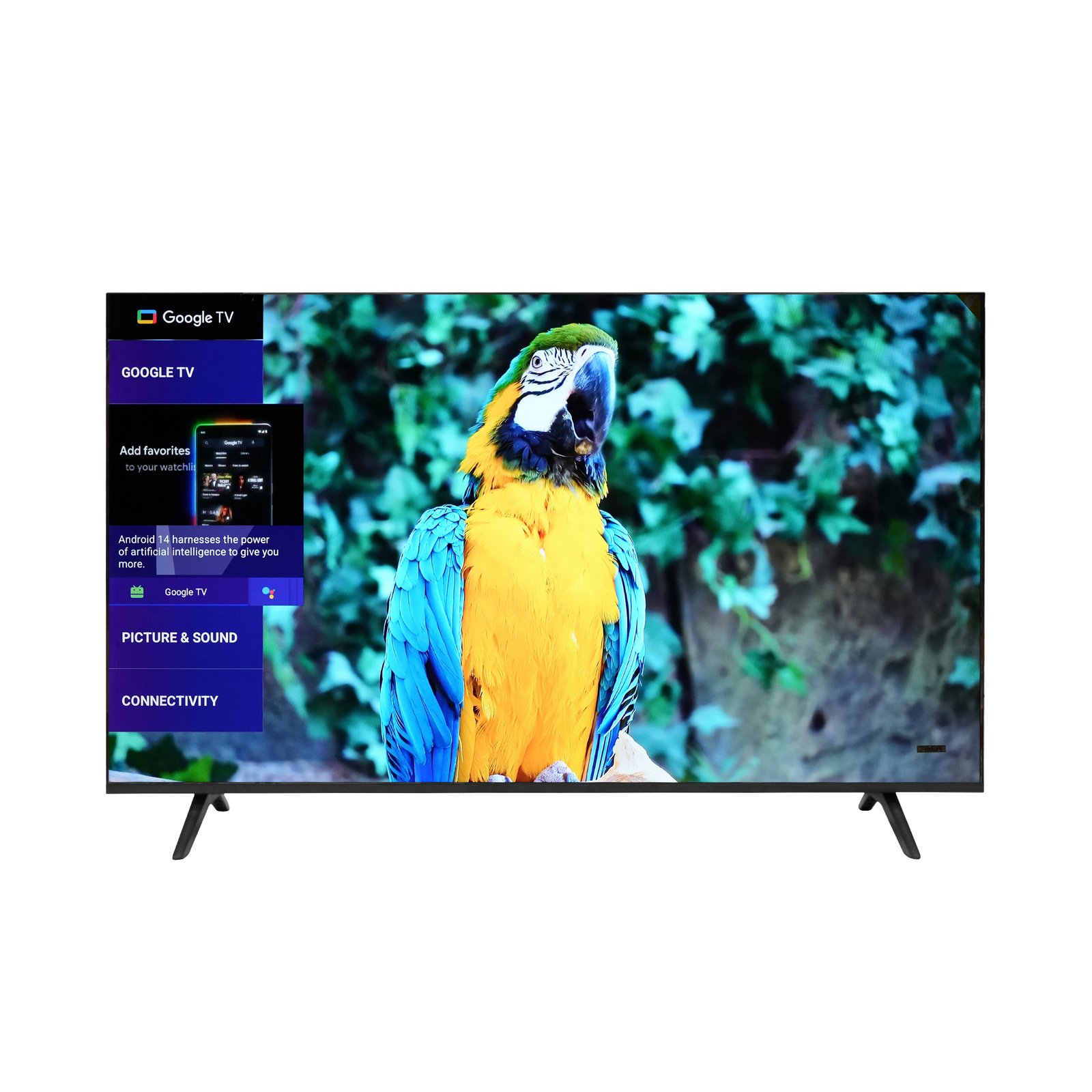 High End Google TV QLED Smart TV OEM 55 Inch Dolby UHD 4K Television - 图片 2